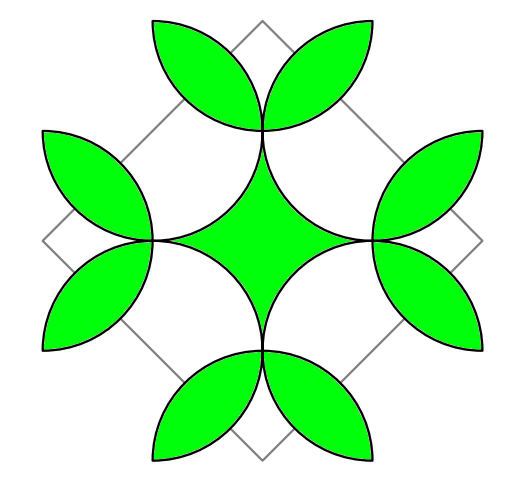 Can You Find The Total Length Of The Border Of The Cyan Design?