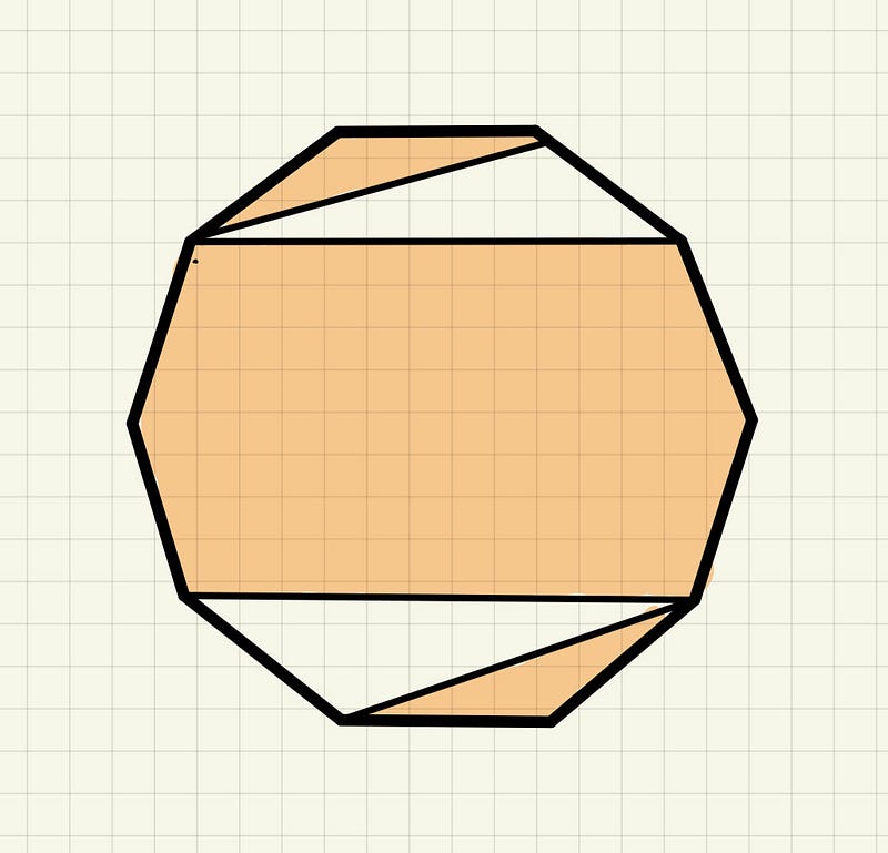 What Fraction Of The Decagon Is Shaded?