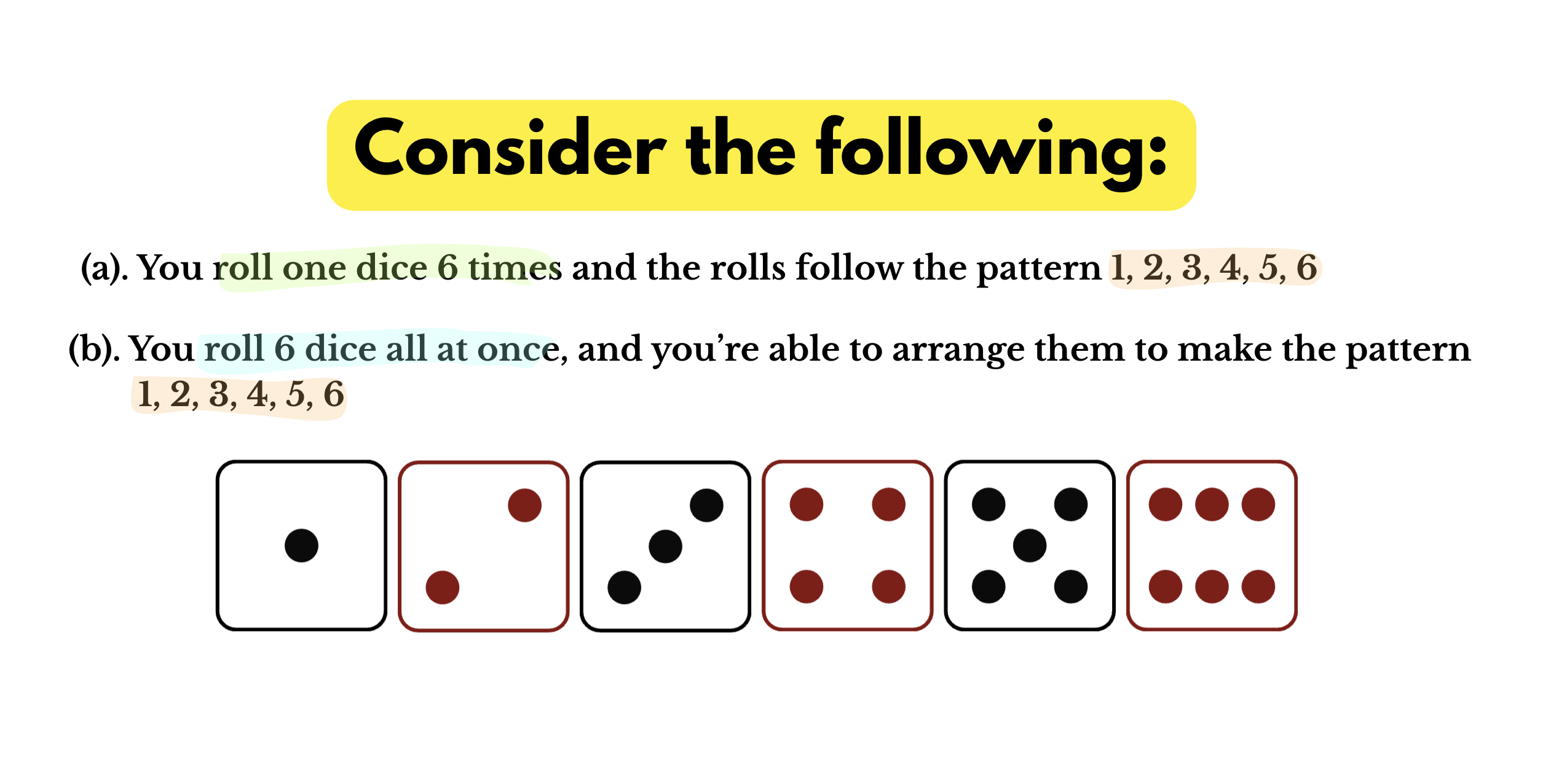 So Which Outcome Is More Likely? A or B? Or Both?
